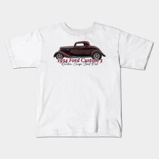 1934 Ford Custom 3 Window Coupe Street Rod Kids T-Shirt